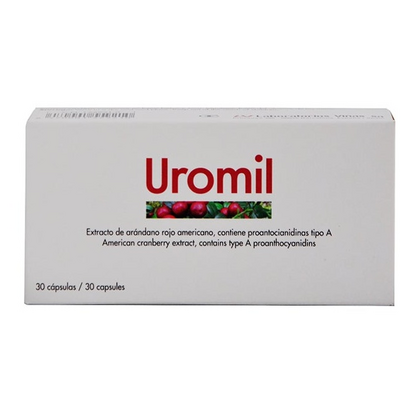 Laboratorios Viñas Uromil 30 Cápsulas